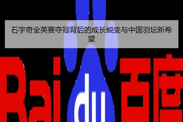 石宇奇全英赛夺冠背后的成长蜕变与中国羽坛新希望